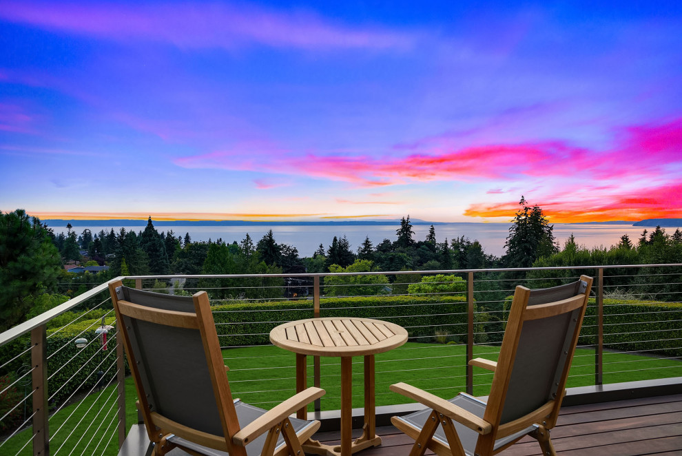 Edmonds Indoor Outdoor Connection Contemporain Terrasse en Bois