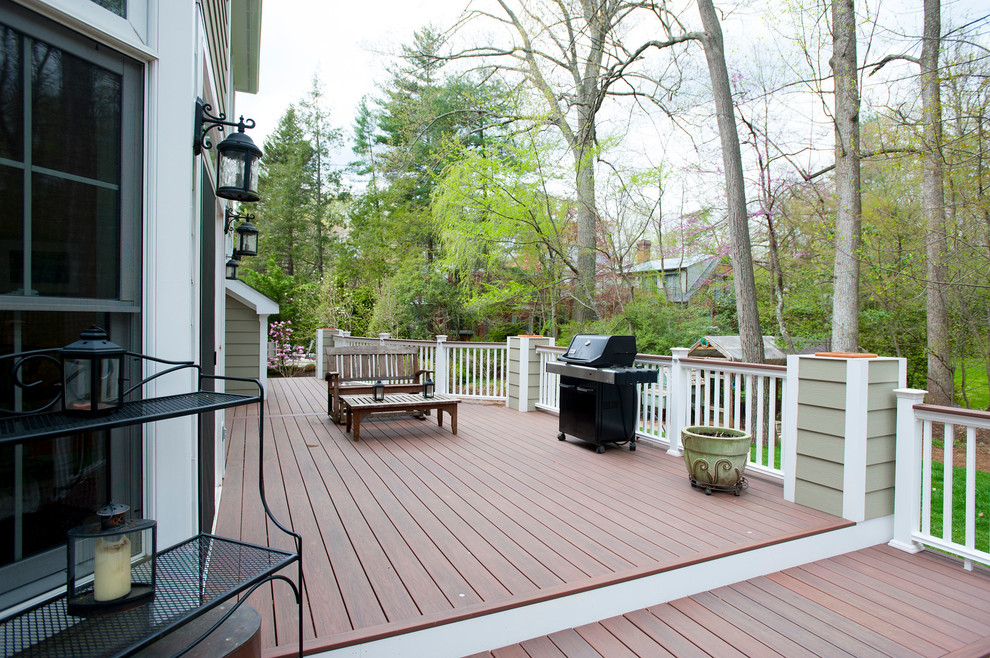 Elevated deck in Bethesda Traditional Deck DC Metro by Design
