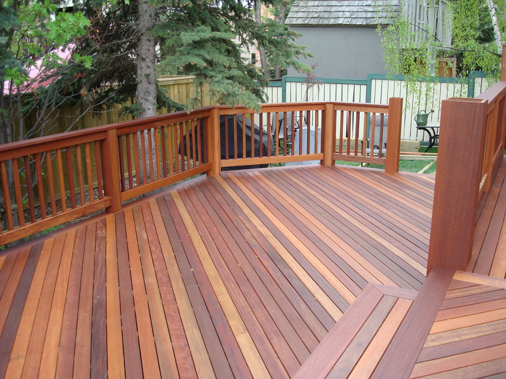 Exotic Decking Stairs, and Railing Traditional Deck Calgary by