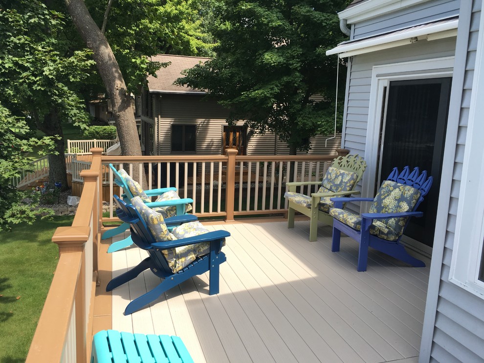 This is an example of a medium sized terrace in Grand Rapids.