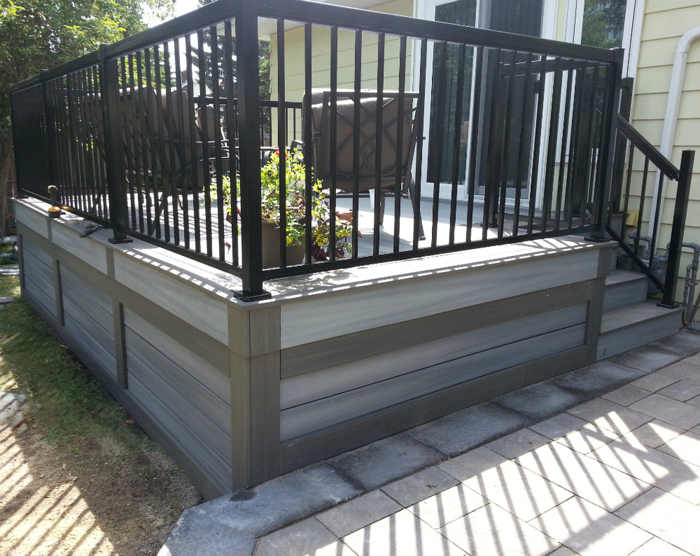 Fiberon Low Maintenance Composite Deck Edmonton Modern Deck