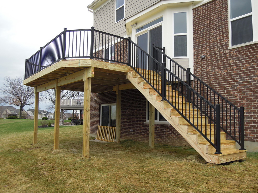 Fischer Homes Treated Deck, Plaintation Pointe, Loveland OH area