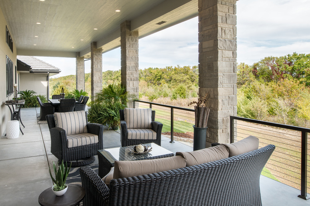 Flint Hills Modern Prairie - Andover, KS - Contemporary - Deck ...