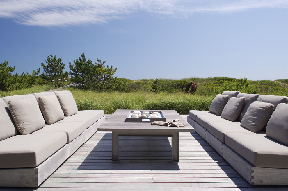 Inspiration pour une terrasse minimaliste avec aucune couverture.