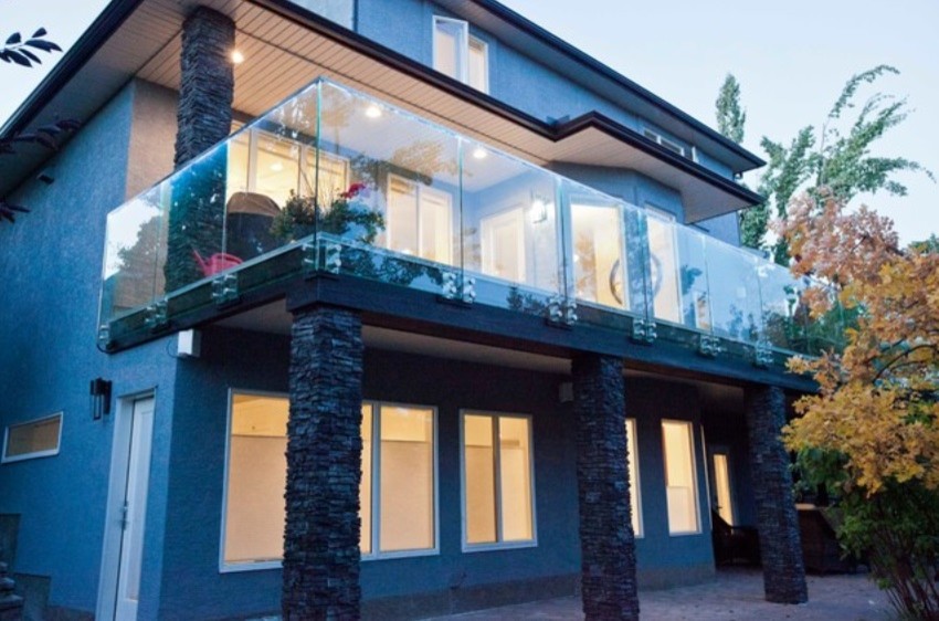 Frameless Glass Railing Contemporary Deck Calgary by Glassworx By Design Inc Houzz