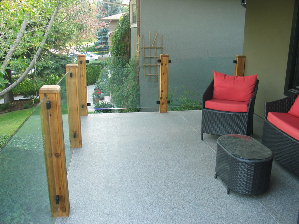 Frameless Glass Railing Contemporary Deck Calgary by Glassworx By Design Inc Houzz