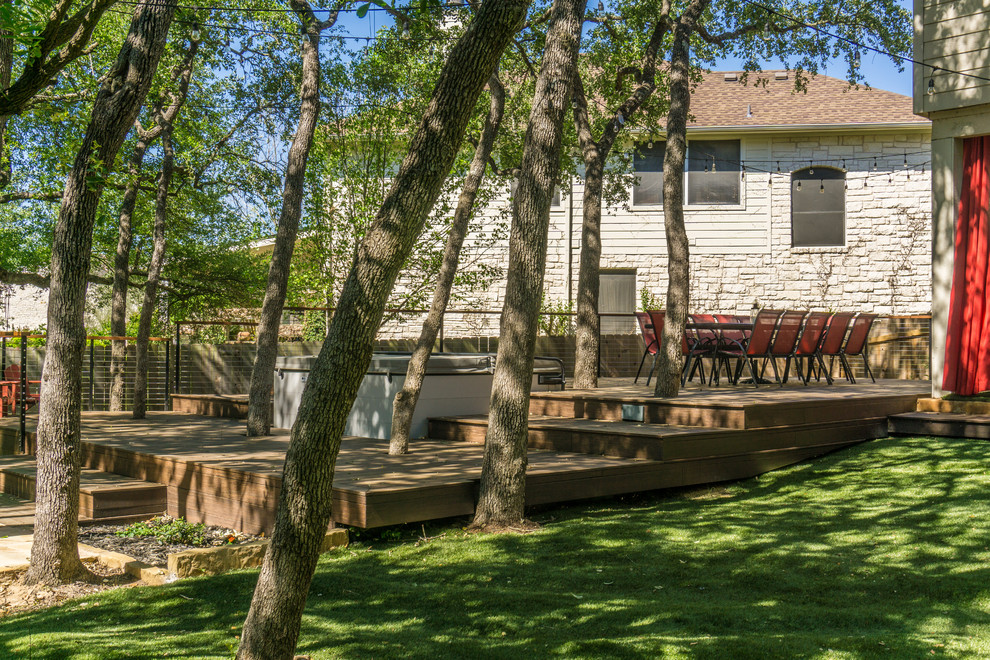 Georgian Oaks Deck (Dasso, Cable Railing) - Contemporary - Terrace ...