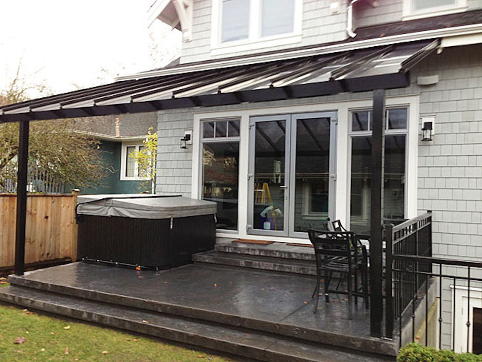 Glass Canopies Traditional Deck Vancouver by Haida Glass Houzz