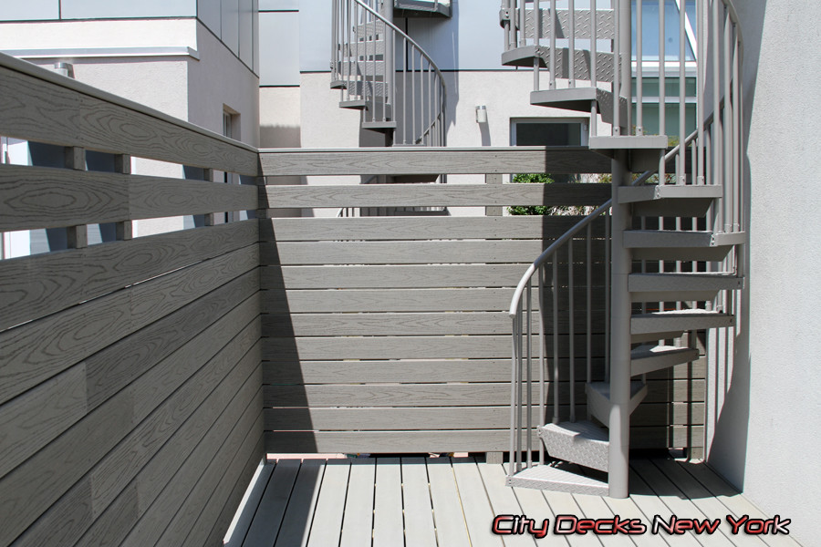 Gramercy Composite Roof Top Deck Space Contemporary Deck New