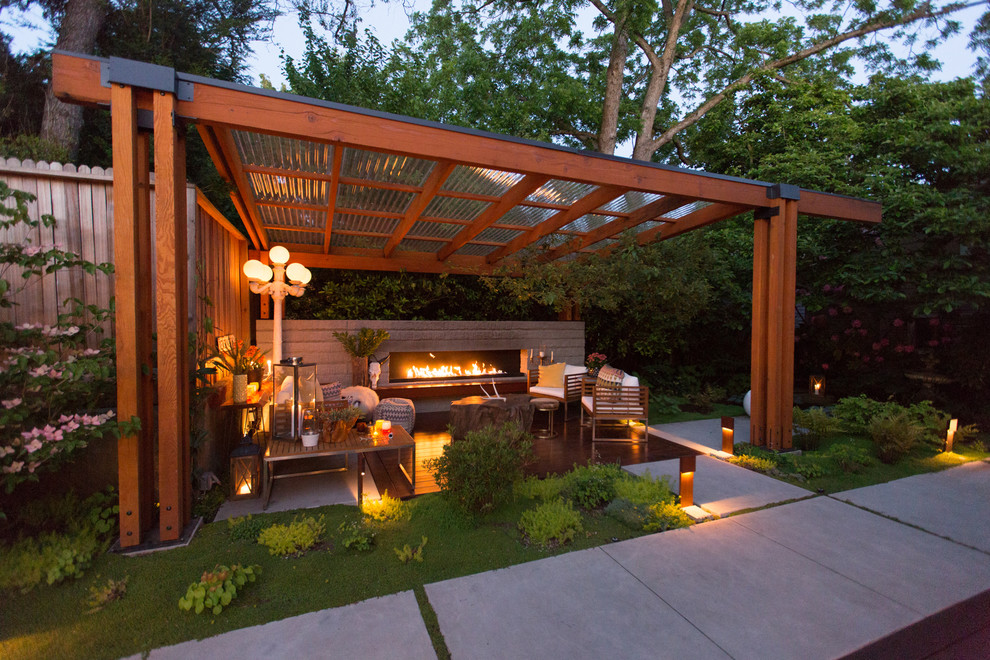 Greenlake Outdoor Living Room - Contemporary - Deck - Seattle - by ...