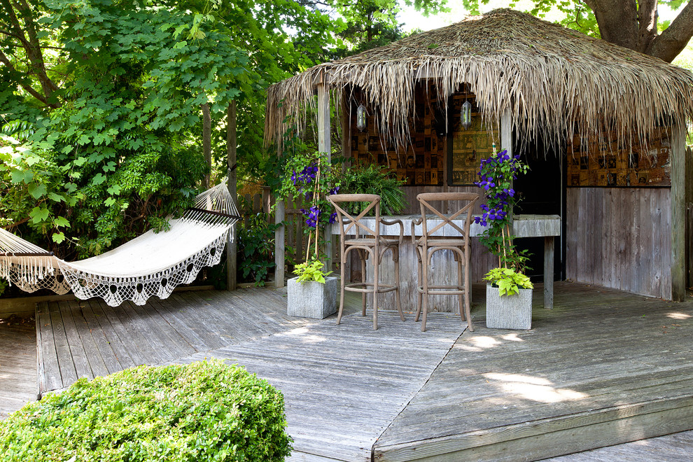 Photo of a world-inspired terrace in New York.