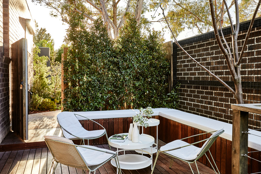 Unbedeckte Moderne Terrasse in Melbourne