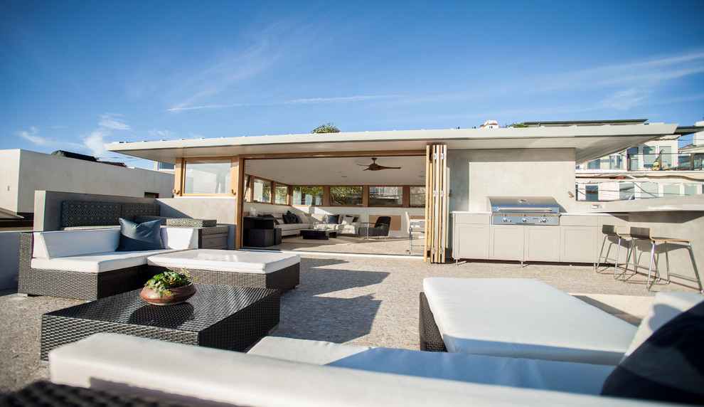 Hermosa Beach Beach House Beach Style Deck Los Angeles by Design + Build by Lazar Houzz