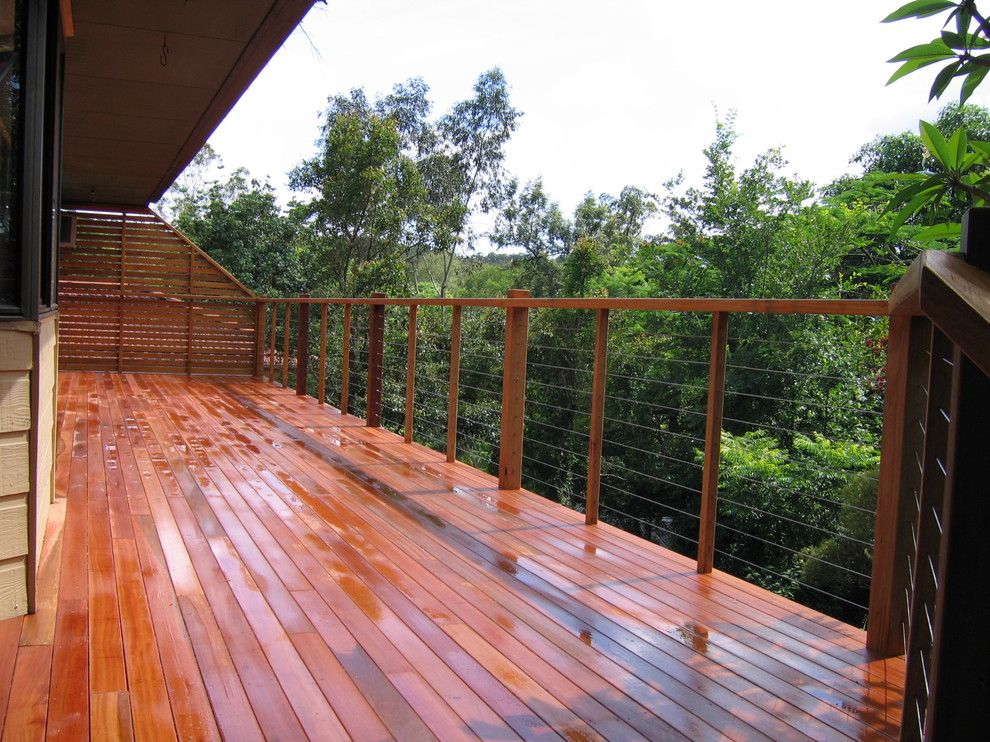 Photo of a contemporary terrace in Brisbane.