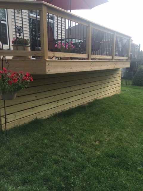 horizontal board deck skirting horizontal board deck skirting