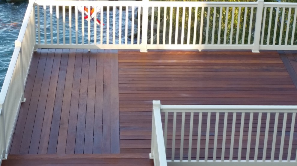 IPE Brazilian Harwood Deck ReFinish Westlake, Ohio Traditional