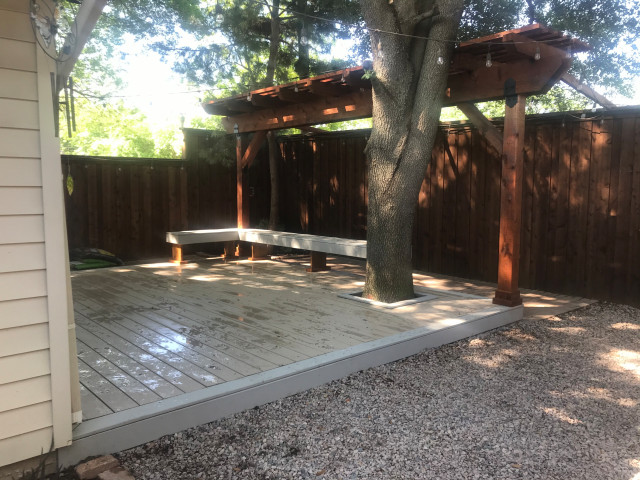 Irving TX TimberTech Deck and Custom Cedar Pergola - Eclettico ...