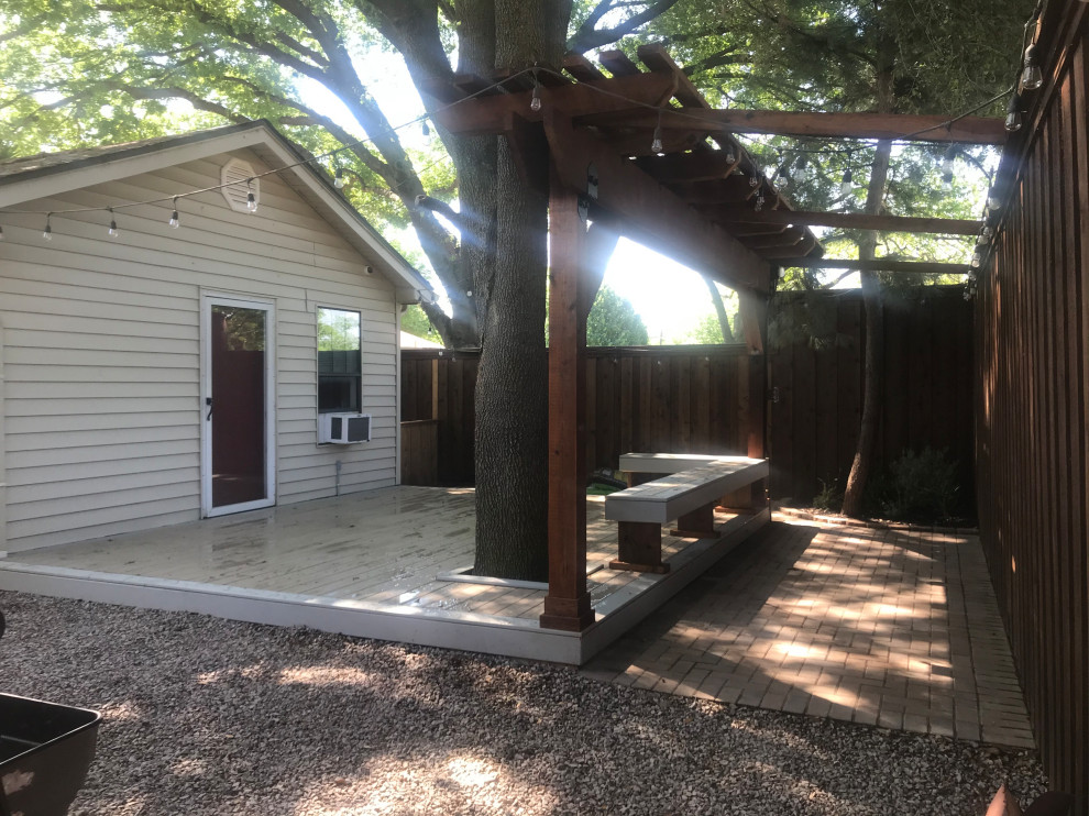 Irving TX TimberTech Deck and Custom Cedar Pergola - Eclectic - Deck ...