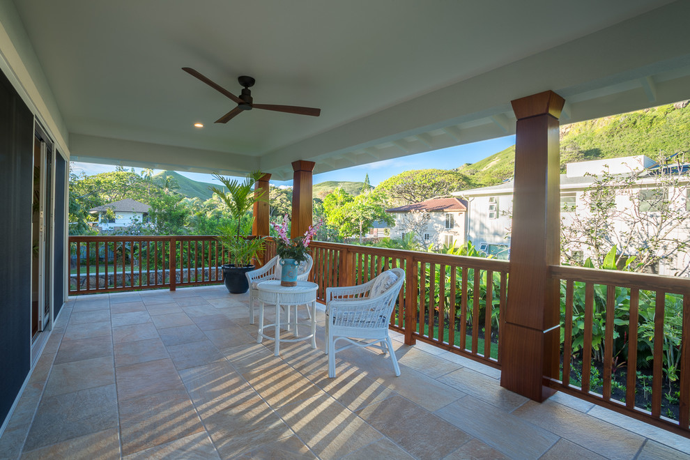 Island Style Tropical Deck Hawaii by Kelso Architects Houzz