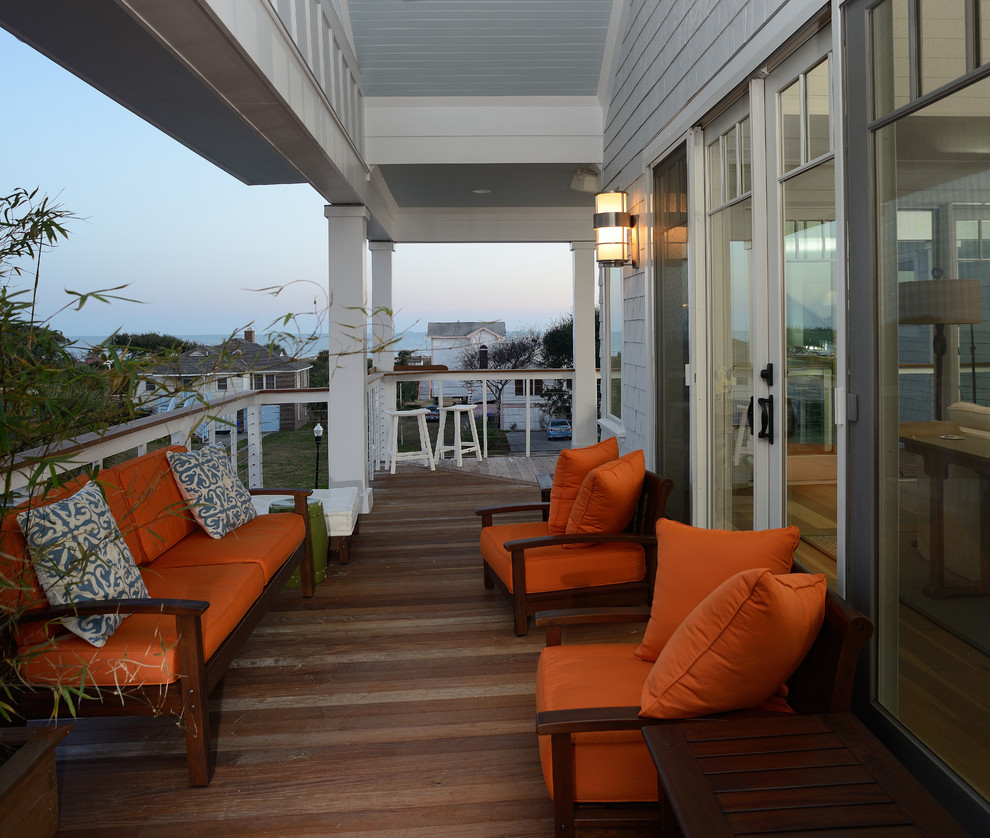 Foto di una terrazza stile marinaro
