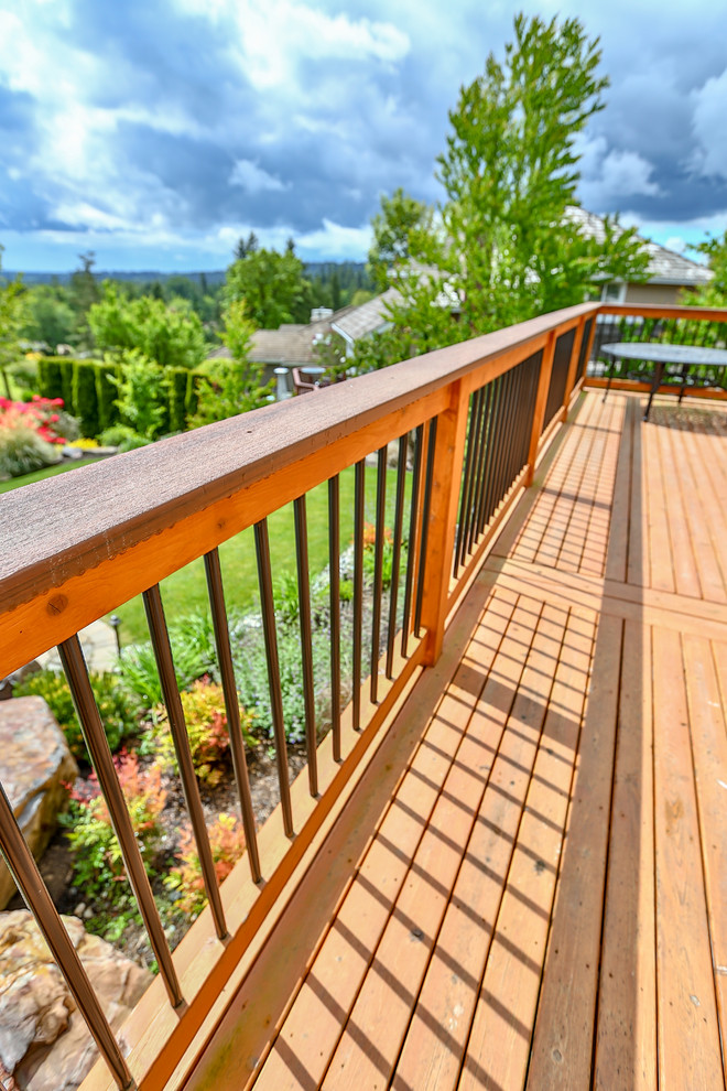 Jafri Project Modern Deck Seattle by Timberline Patio Covers