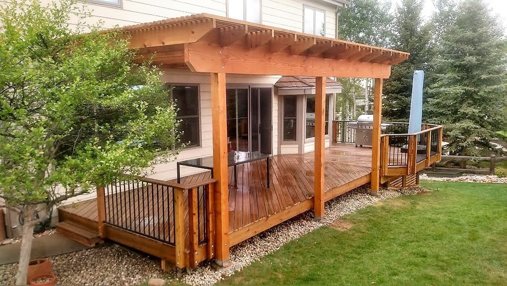Ken Caryl Colorado Deck Installation - Traditional - Deck - Orange
