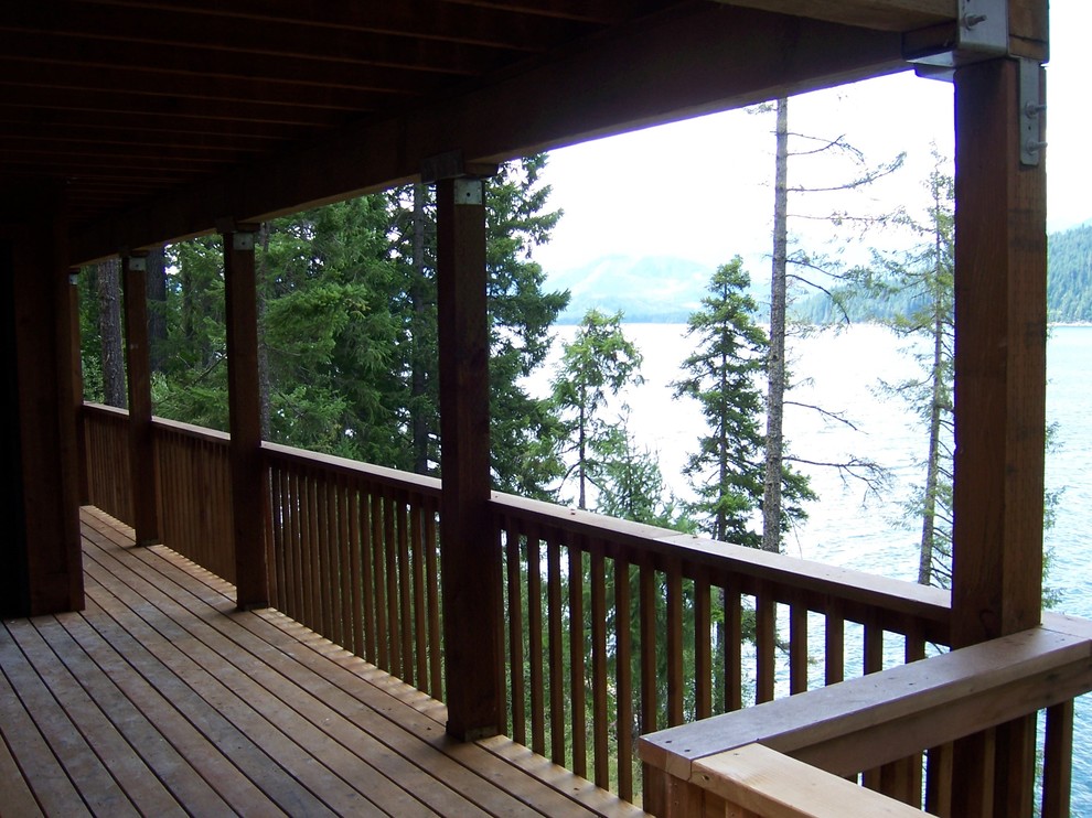 Lake Kachess Cabin Deck Seattle by SC Design Houzz