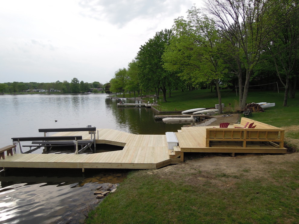 lake Lorelei, Ohio Boat Dock & Deck - Traditional - Deck - Cincinnati ...