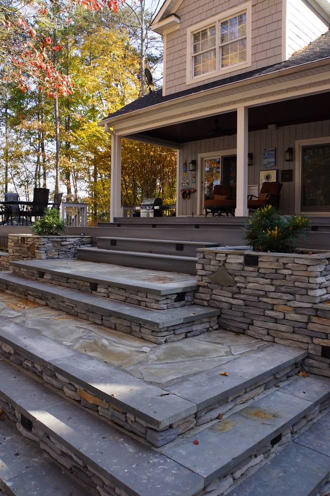 Lake Norman Outdoor Living Space - Traditional - Deck - Charlotte - by