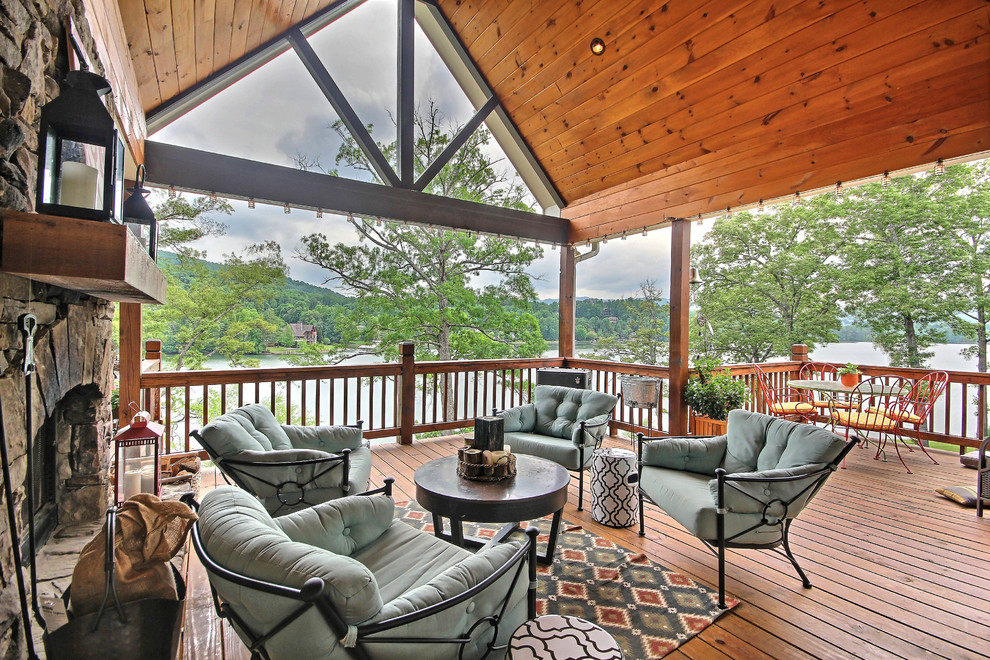 LakeSide Cottage at Lake Chatuge Craftsman Deck Atlanta by