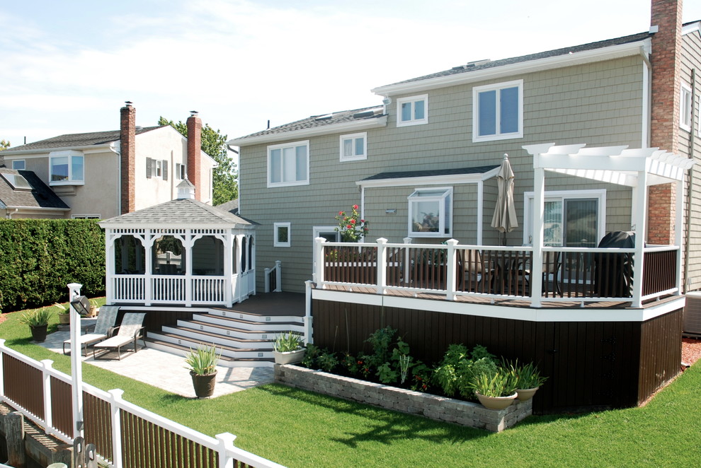 Long Island Deck Builders - Classique - Terrasse en Bois - New York ...