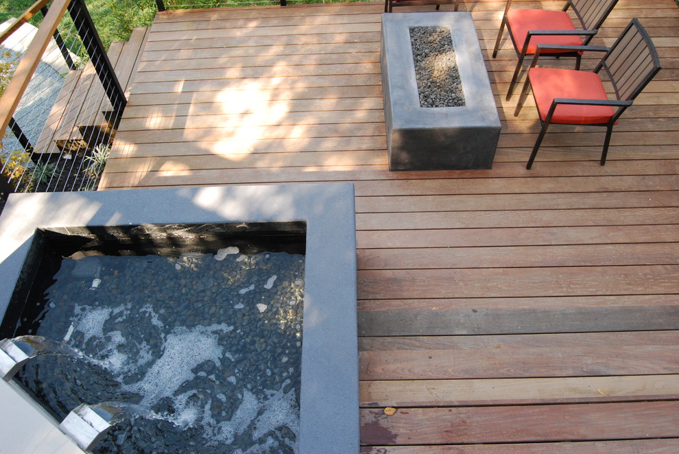 Los Altos Modern Terrace San Francisco by Envision Landscape