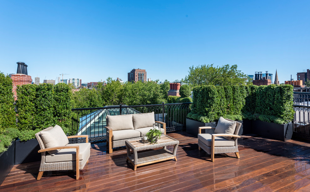 Luxury Boston Rooftop Deck - Transitional - Deck - Boston - by BSA  Construction | Houzz