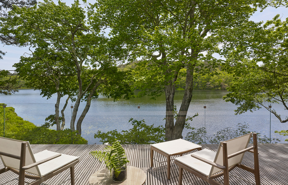 Major Renovation in Wellfleet, MA Contemporary Deck Boston by