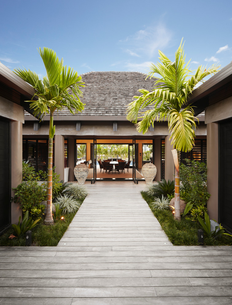 Idéer för tropiska terrasser