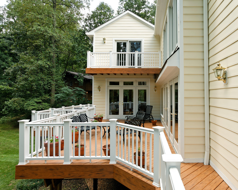 McLean Sun Deck Traditional Deck DC Metro by WINN Design+Build