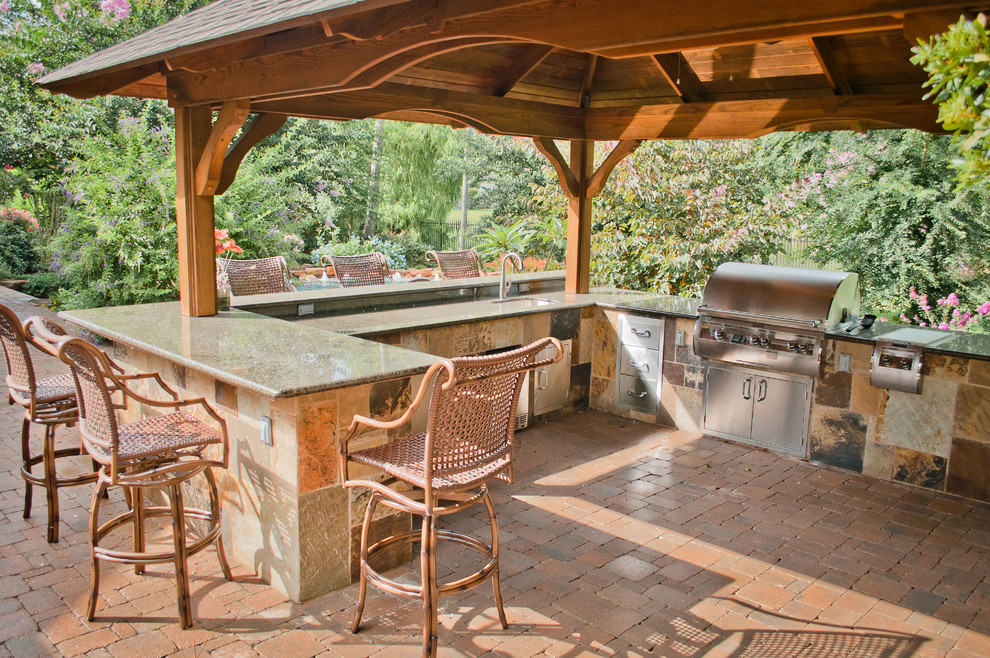 Mirror Lake Arbors, Gazebos, and Outdoor Kitchens Mediterranean