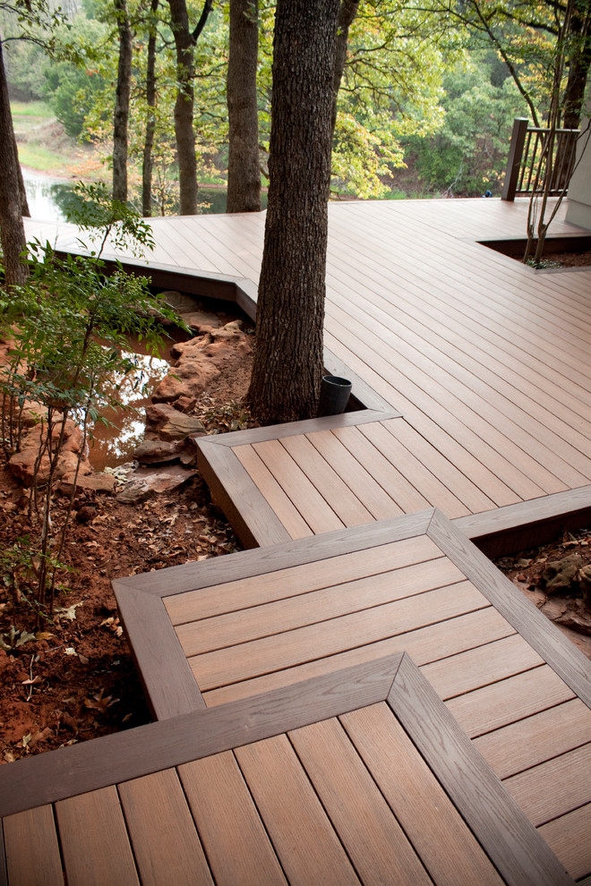 Modern Azek Deck Transitional Deck Kansas City by Creative