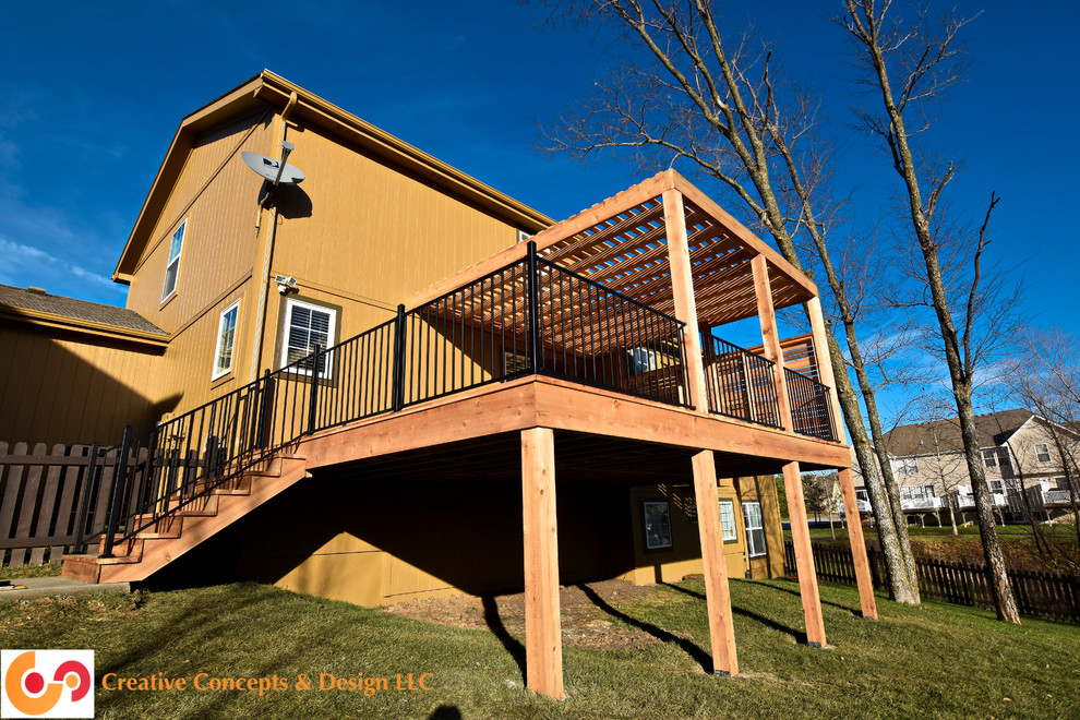 Modern design for shade Modern Deck Kansas City by Creative