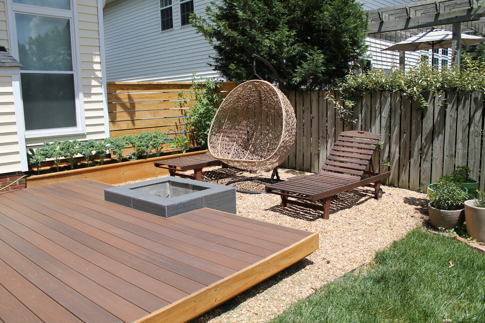 Moderne Terrasse in Charlotte