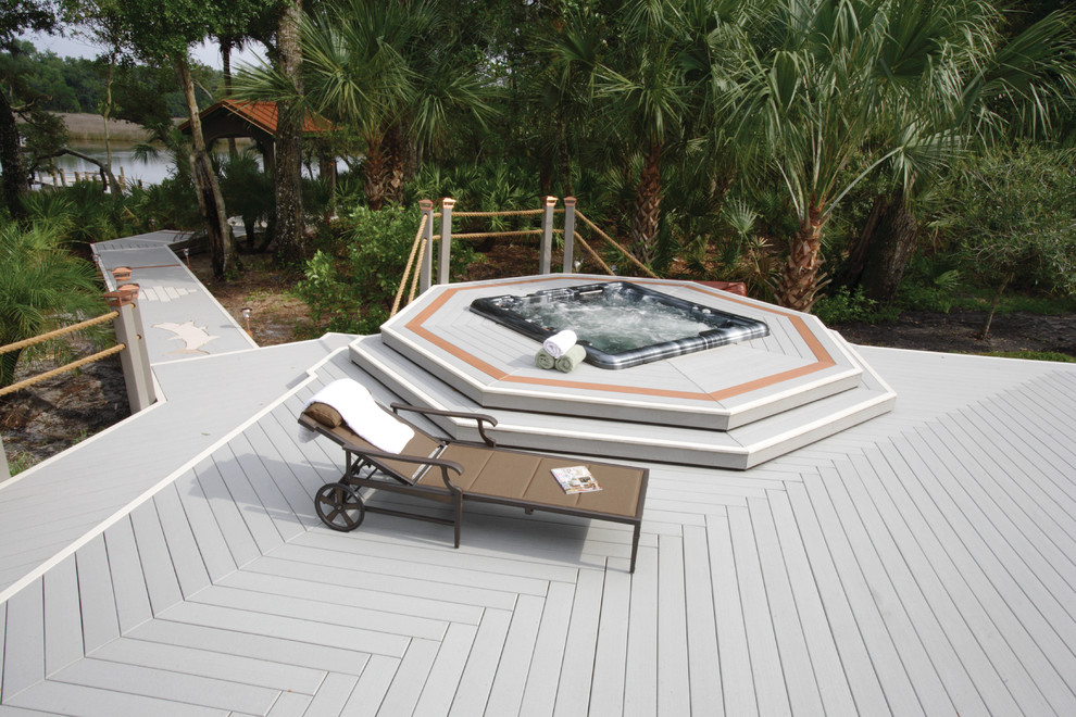 Modernview Decking Traditional Deck Other by Brookside Lumber