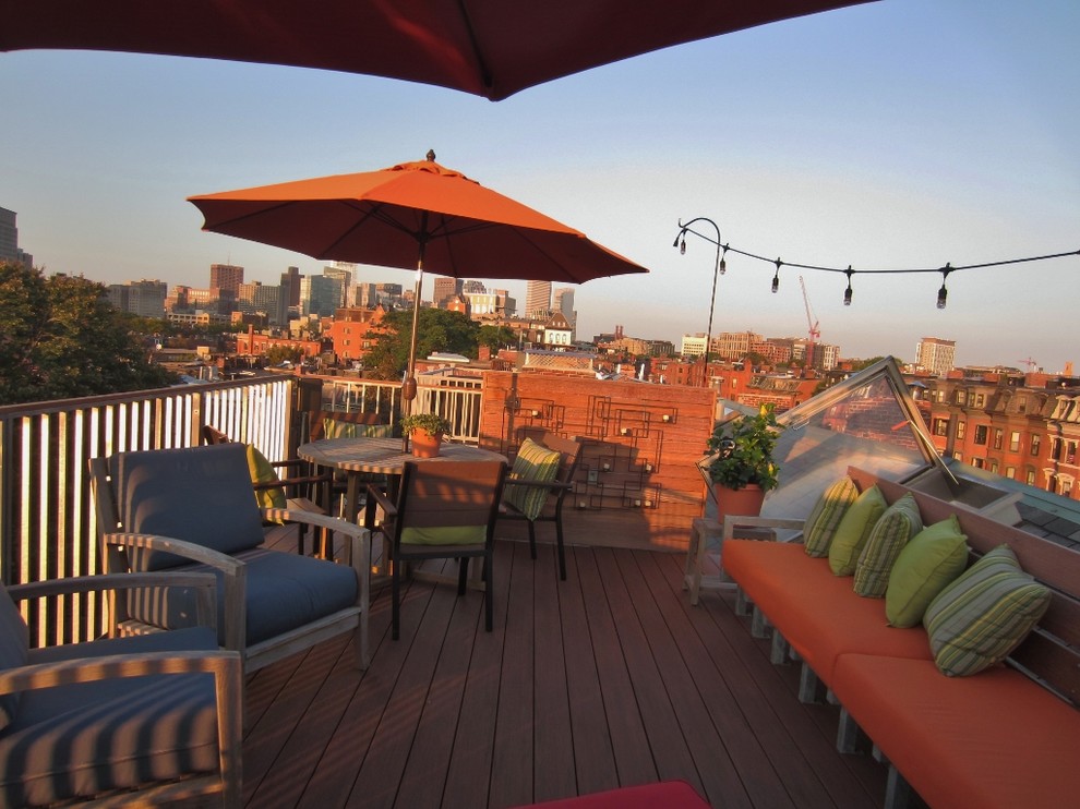 Montgomery Park roof top - Modern - Deck - Boston - by Christopher ...