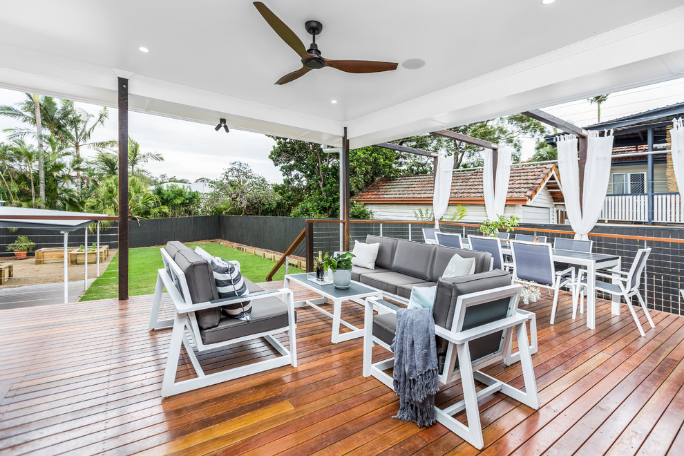 Moorooka Renovation Transitional Deck Brisbane by Moffat Design