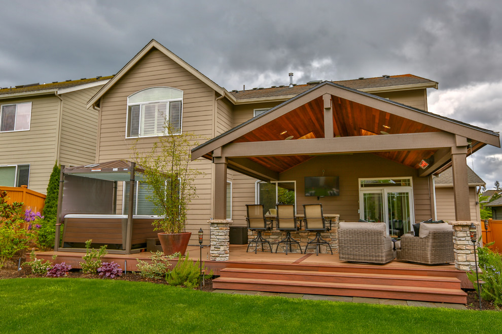 Mosca Project Traditional Deck Seattle by Timberline Patio