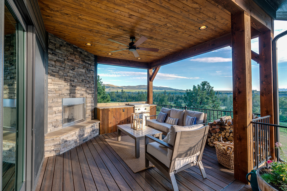 Mountain Retreat Craftsman Deck Other by Clearwater Builders