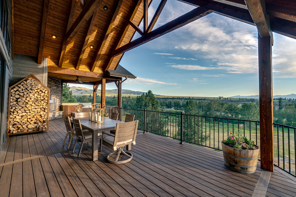 Mountain Retreat Craftsman Deck Other by Clearwater Builders