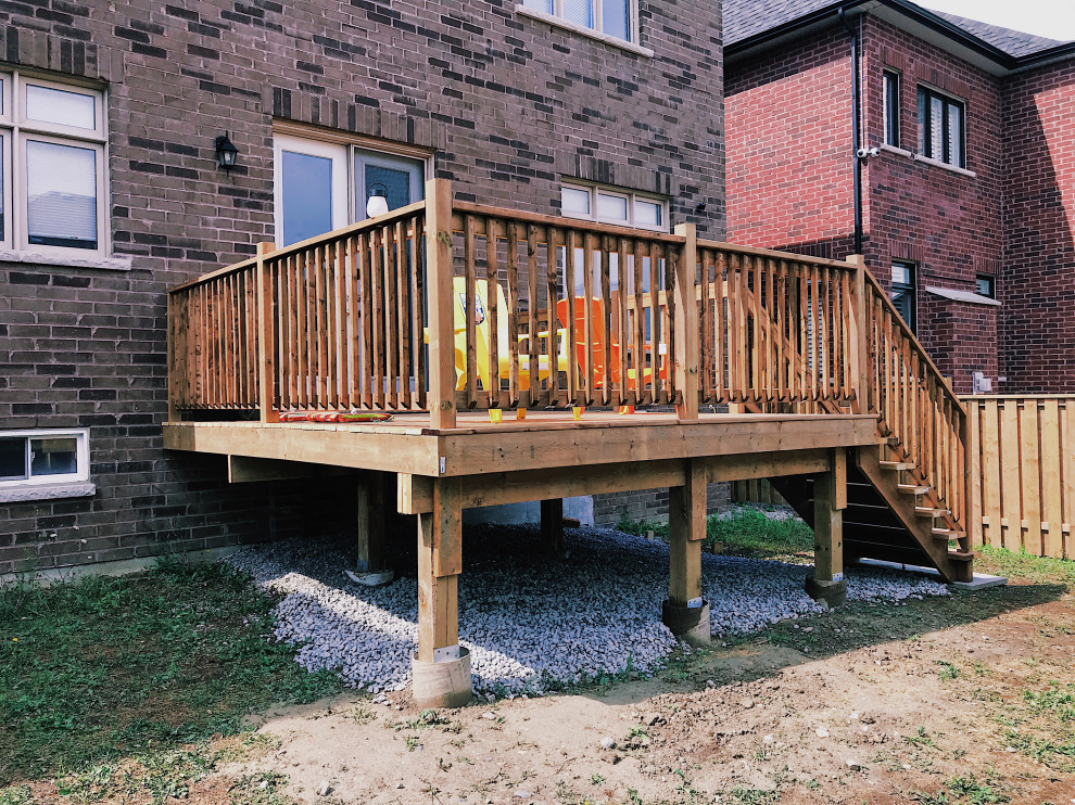MultiDecks Project in a Markham New Subdivision Deck Toronto by