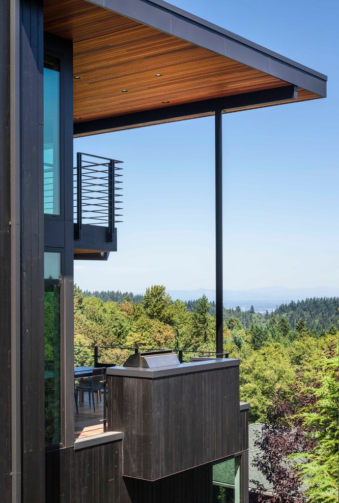 Moderne Terrasse in Portland