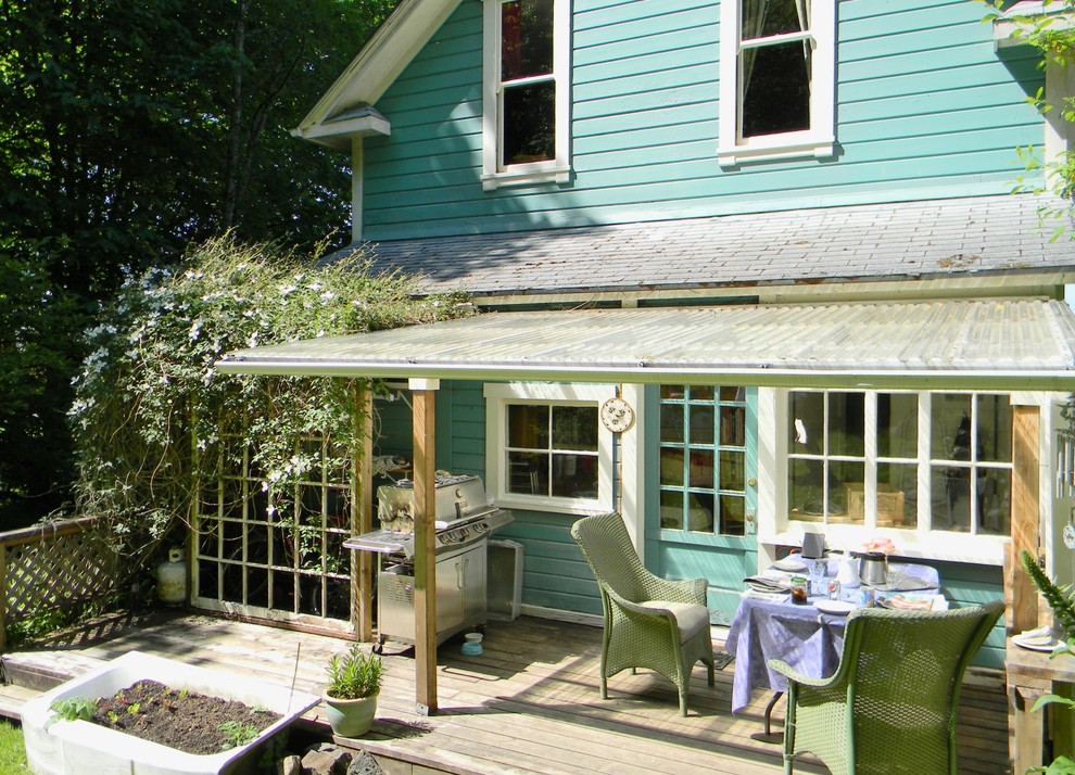 Inspiration for an eclectic deck remodel in Portland