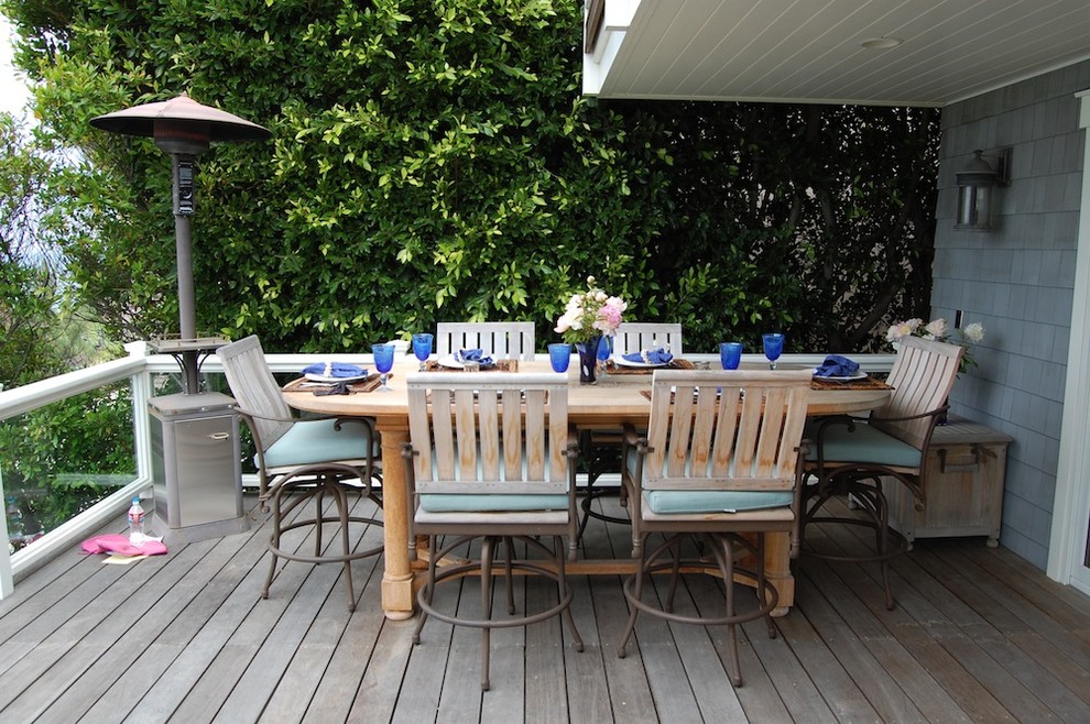 Inspiration for a beach style terrace in Orange County.